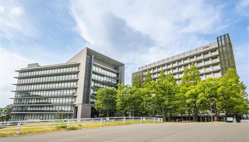福岡大学 図書館周辺