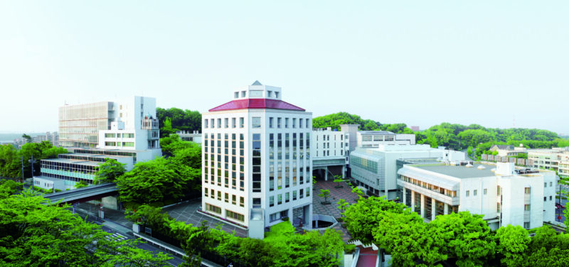 椙山女学園大学_星が丘キャンパス上空